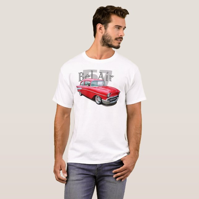 T-shirt 1957 de Chevrolet (Frente Completa)