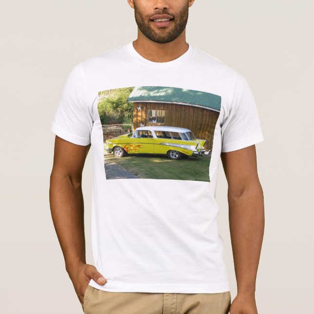 T-shirt 1957 do nómada de Chevy (Frente)