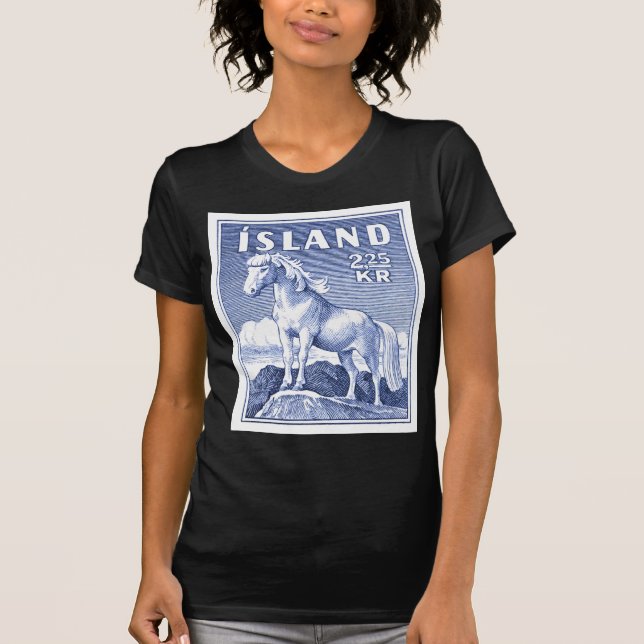 T-shirt 1958 Carimbo islandês (Frente)