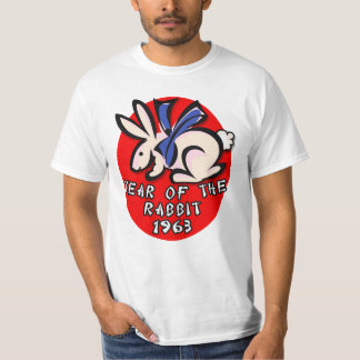 T-shirt 1963 anos do roupa e dos presentes do coelho
