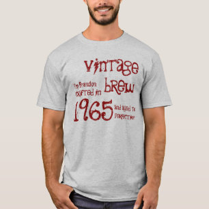 T-shirt 1965 ou ALGUMAS cinzas do aniversário da