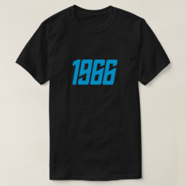 T-shirt 1966 retro (azul)