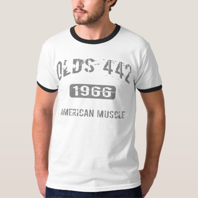 T-shirt 1966 roupa dos velhos 442 (Frente)