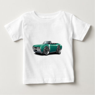 T-shirt 1968 Convertible Cerceta-Branco dos velhos 442