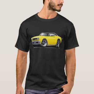 T-shirt 1968 partes superiores Amarelo-Pretas da abelha