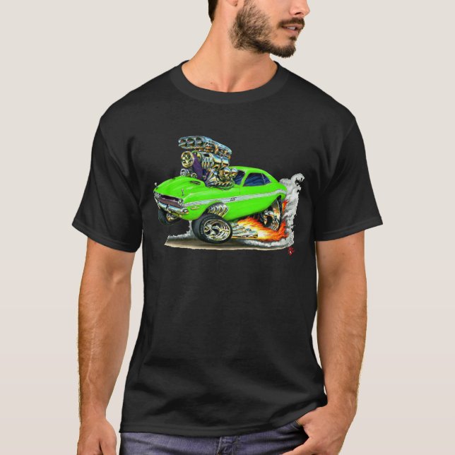 T-shirt 1970-72 carro do limão do desafiador de Dodge (Frente)