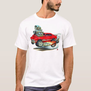 T-shirt 1970-72 carro do vermelho do cutelo 442 dos velhos