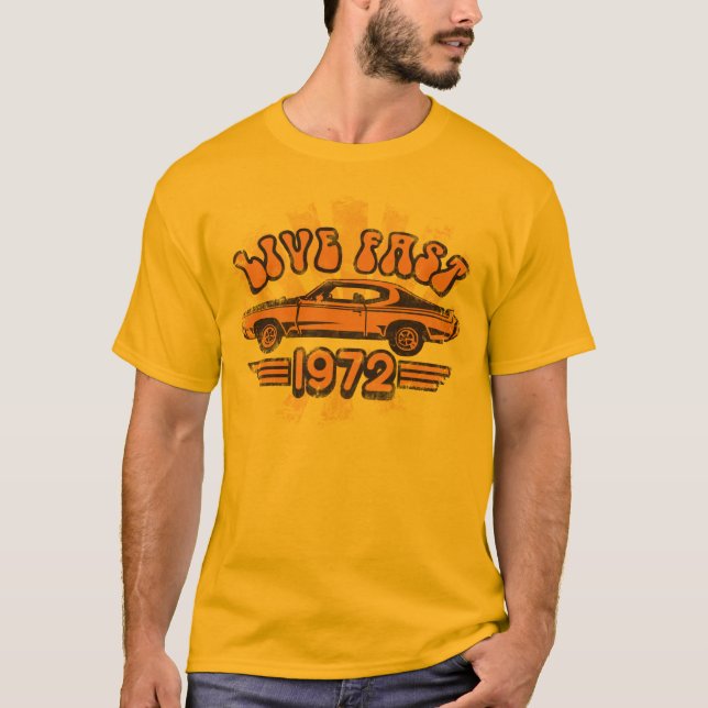 T-shirt 1972 do gráfico de Buick GS (Frente)