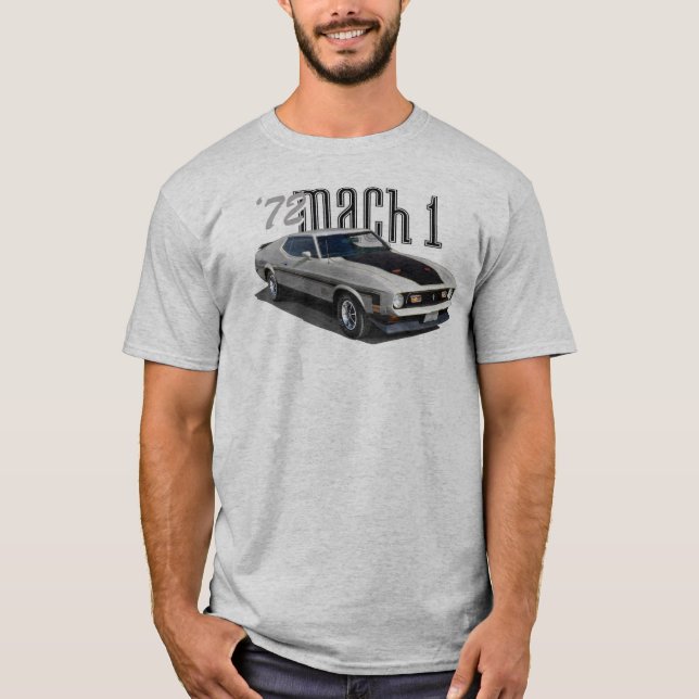 T-SHIRT 1972 do mustang MACH1 (Frente)