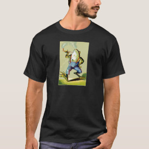 T-shirt 19o C. Sapo de fumo da tubulação