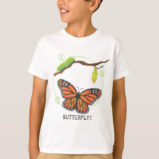 T-shirt 1-2-3 borboleta!