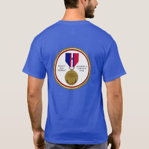T-SHIRT 1 CAMPANHA STAR KOSOVO WAR VETERAN