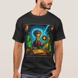 T-SHIRT #1, CIENTISTA LOUCO, NA COLEÇÃO SÉRIE