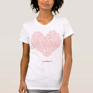 T-shirt 1 coração dos Corinthians 13