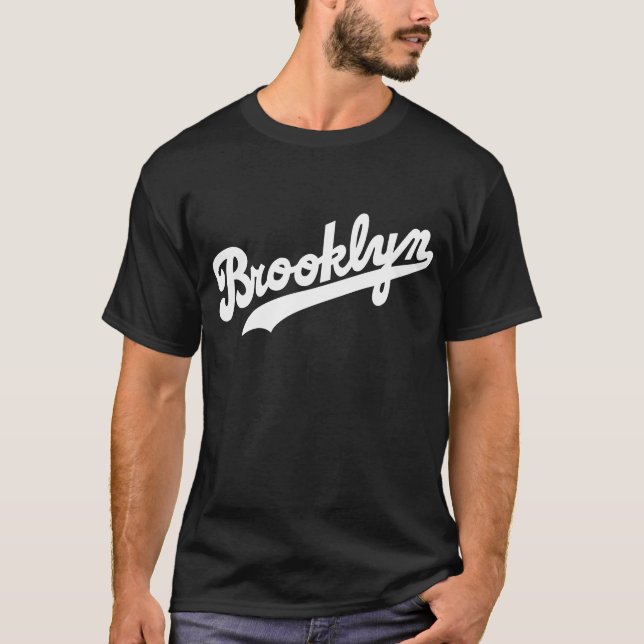 T-shirt 1 de Brooklyn (roteiro branco) (Frente)