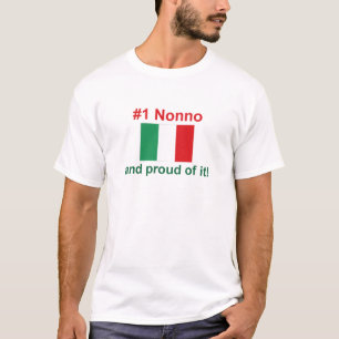 T-shirt #1 italiano Nonno