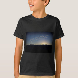 T-shirt 1 Samuel 15:22 Borda Negra Sunset
