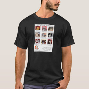 T-shirt 1o a maioria de gatos queridos