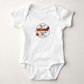 T-shirt 1rua De Halloween Assustou O Poop De Mim