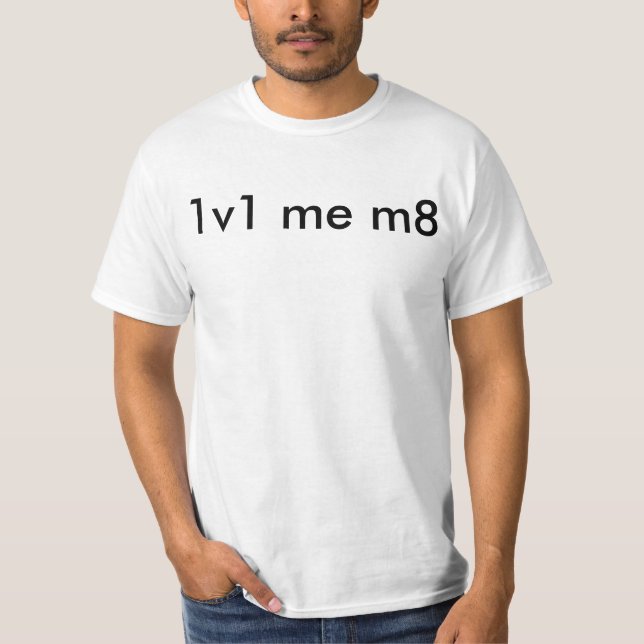 T-shirt 1v1 mim m8 (Frente)