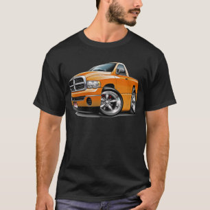 T-shirt 2003-08 caminhão da laranja da ram de Dodge