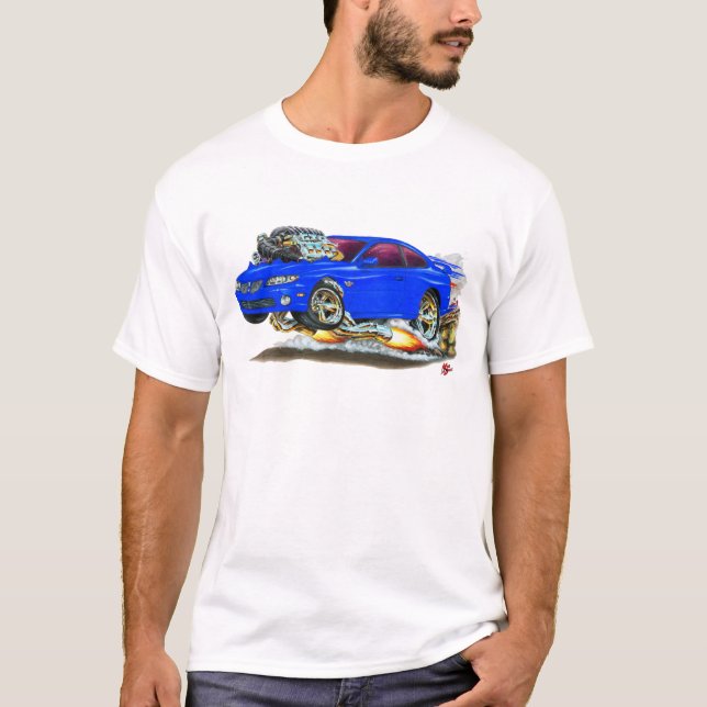 T-shirt 2004-06 carro do azul de GTO (Frente)