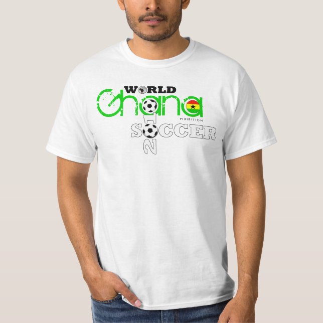 T-shirt 2010 do campeonato do mundo de Ghana (Frente)