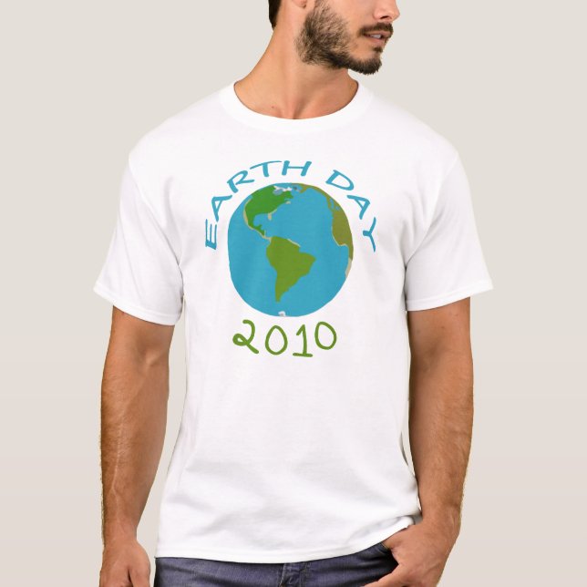 T-shirt 2010 do Dia da Terra (Frente)