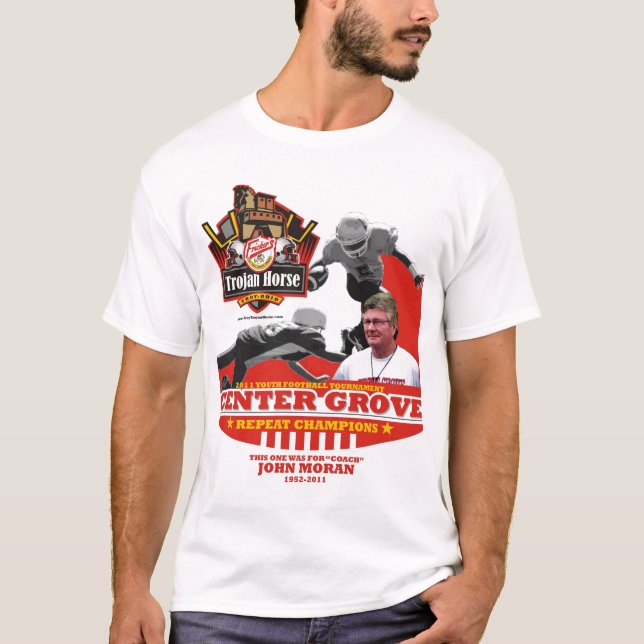 T-shirt 2011 - Design Center de John Moran do Trojan Horse (Frente)