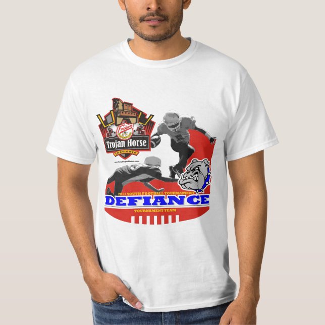 T-shirt 2011 - Design do Trojan Horse dos buldogues do (Frente)