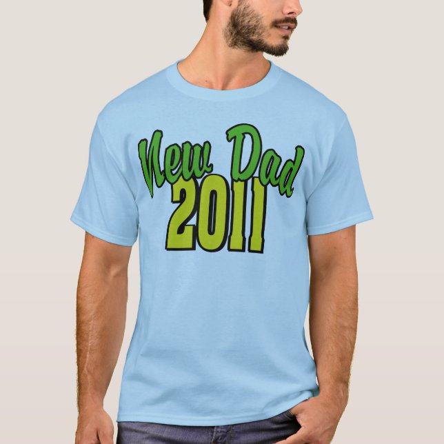 T-shirt 2011 do novo papai (Frente)
