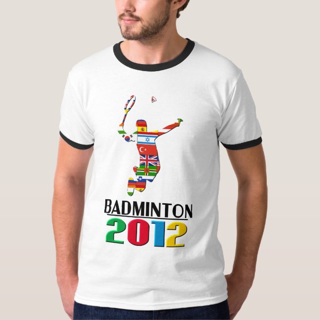 T-shirt 2012: Badminton (Frente)