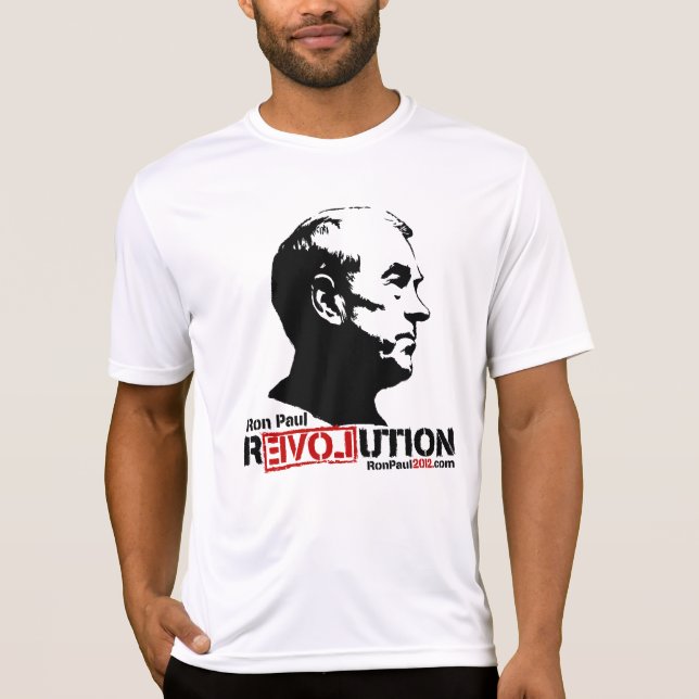 T-shirt 2012 da revolução de Ron Paul (Frente)