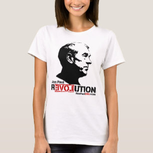 T-shirt 2012 da revolução de Ron Paul