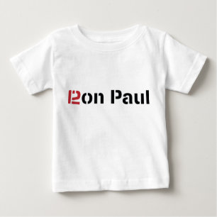T-shirt 2012 do bebê de Ron Paul