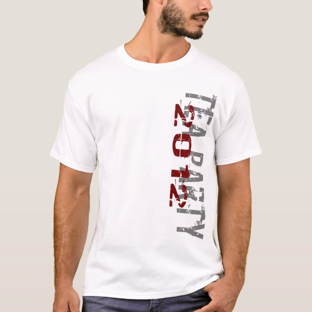 T-shirt 2012 do tea party (Frente)
