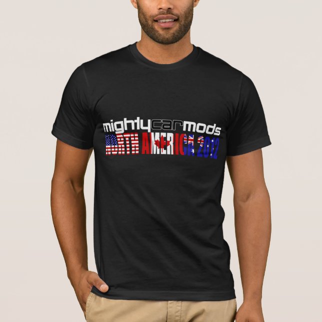 T-shirt 2012 poderoso de Mods N.A. Encontro do (Frente)
