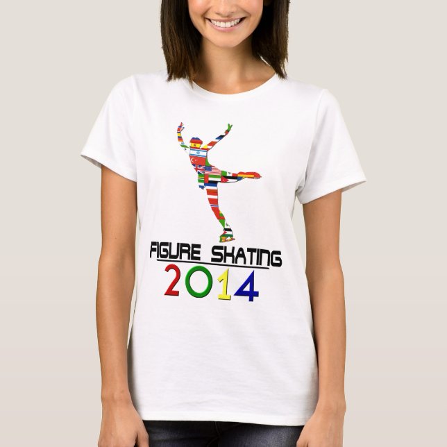 T-shirt 2014: Patinagem artística (Frente)