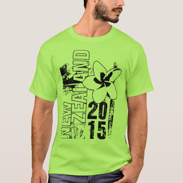 T-shirt 2015 de Nova Zelândia (Frente)
