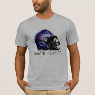 T-shirt 2015 dos Wildcats de Madrid da liga de