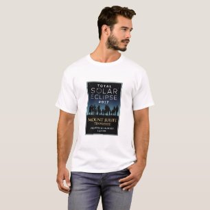 T-shirt 2017 eclipse solar total - montagem Juliet, TN
