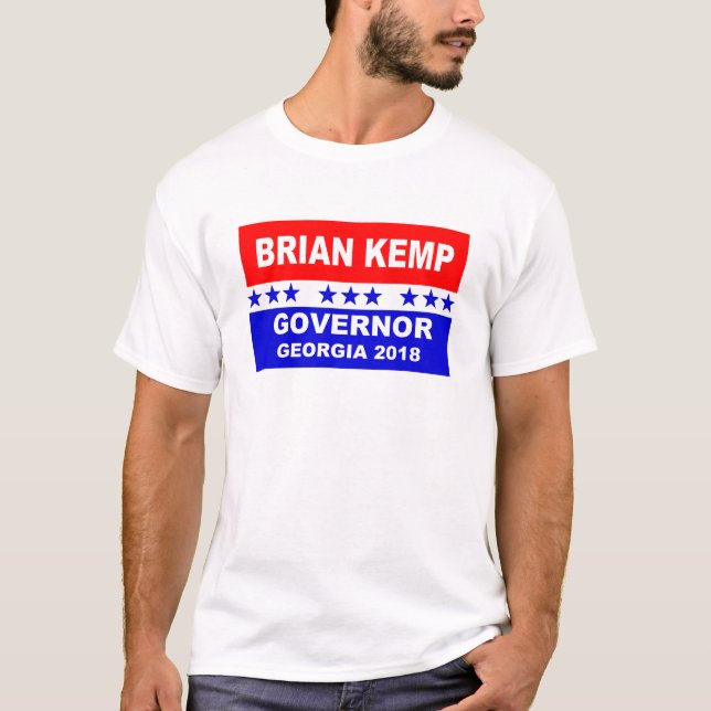 T-shirt 2018 de Geórgia do governador de Brian (Frente)