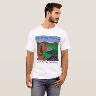 T-shirt 2018 do Fest do Wiener da região vinícol