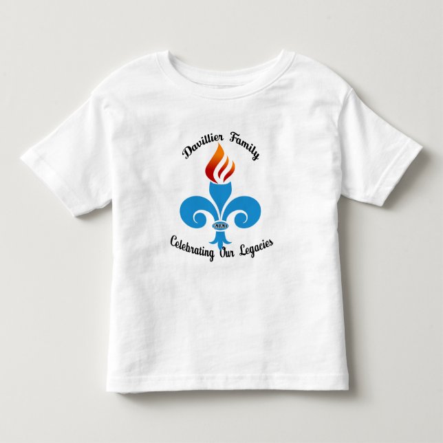 T-Shirt 2020 Davillier Virtual Reunion Toddler (Frente)