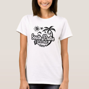 T-Shirt 2024 da Ilha do Padre do Sul do Texas