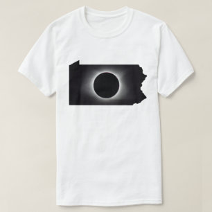 T-Shirt 2024 Total Solar Eclipse Pensilvânia
