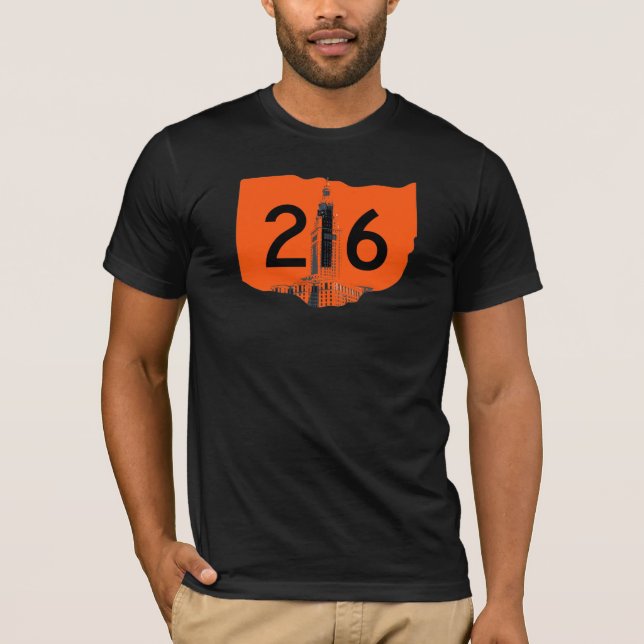 T-shirt 216 com torre terminal (Frente)