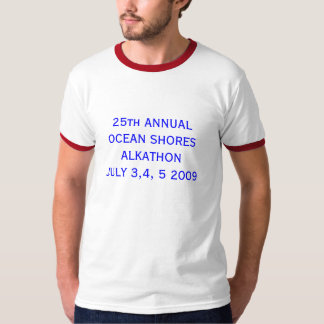 T-shirt 25o ANNUALOCEAN SUPORTA ALKATHONJULY 3,4, 5 2009