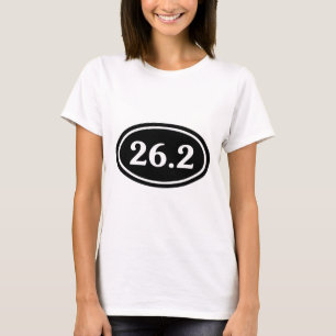 T-shirt 26,2 Oval da maratona (#SOU2)