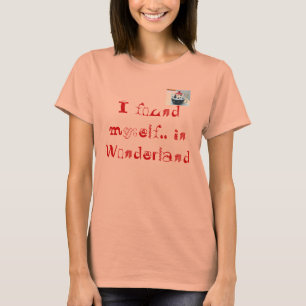 T-shirt 29vgfgm, eu encontrei-me. no país das maravilhas